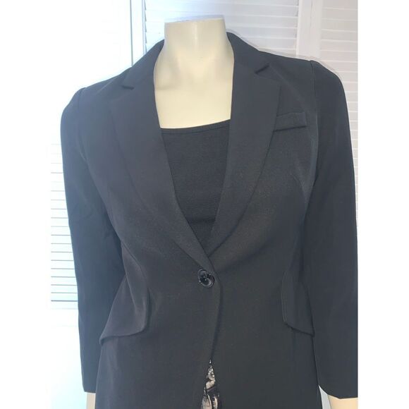 Susie Lady Black Blazer Size Small - Picture 2 of 10
